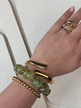 bracelet olive green
