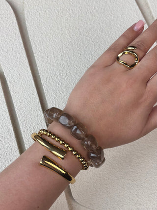bracelet taupe