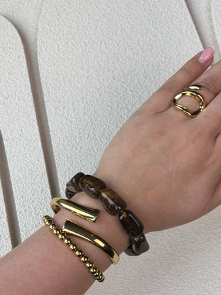 bracelet cacao brown