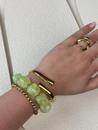 Bracelet lime green