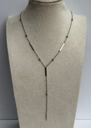 Necklace Y Silver