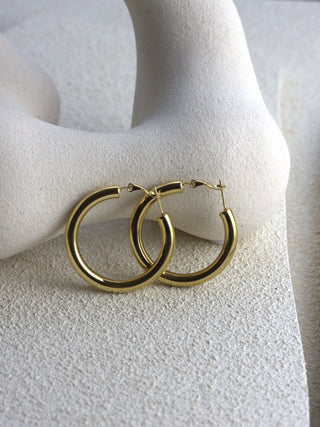 Earring Hoops Gold
